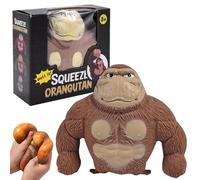 JOAASU Stretchy Monkey Toy, Decompress Stress Toys for Kids Adults, Squishy Gorilla Toys for Boys Girls, Excellent Stress Relief Toys for Party Favors, Birthday Gift