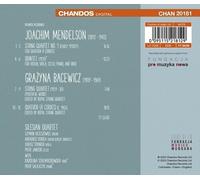 Silesian Quartet; Karolina Stalmachowska; Piotr Salajczyk - Joachim Mendelson; Grazyna Bacewicz: Chamber Works
