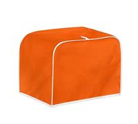 JOAIFO Orange Toaster Dust Cover Washable Polyester 4 Slice Toaster,Kitchen Small Appliance Covers, Toaster Cover Fit for Most Standard 4 Slice Toasters