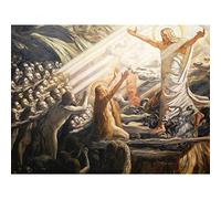 Joakim Skovgaard Christ In The Realm Of The Dead Large Art Print Poster Wall Decor Premium Mural