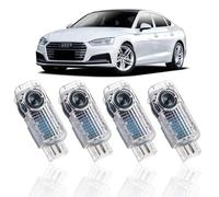 Joalpysm 4 Pack Car Door Lights Logo, Personalized Car Door Projector Lights LED Welcome Puddle Light Compatible with Audi A1/A3/A4L/A5/A6L/A7/A8L/Q3/Q5/Q7/R8/TT/RS/S Series