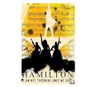 Joalpysm Hamilton Poster Musical Vintage Canvas Art Poster Theatre Broadway Inspired Wall Decor for Living Room, Bedroom, Office - Alexander Hamilton Fan Gift Unframed Vintage Decor