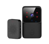Joalpysm Smart Video Doorbell Camera Wireless with Ring Chime Night Vision Cloud Storage 2.4G WiFi Battery Powered