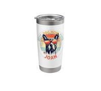 Joan Best Dog Mom Ever Funny Custom Personalized Name Stainless Steel Insulated Tumbler