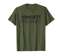 Joan Jett and The Blackhearts - Logo T-Shirt, Men, Olive Green, Large