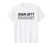 Joan Jett and The Blackhearts - Logo T-Shirt, Men, White, Large