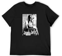 Joan Jett and The Blackhearts Rock Music T-Shirt Graphic Unisex Tee Shirt Black