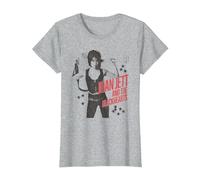 Joan Jett and The Blackhearts - Stars T-Shirt, Women, Heather Grey, X-Large