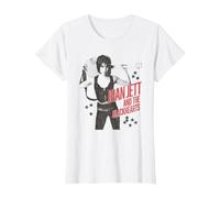 Joan Jett and The Blackhearts - Stars T-Shirt, Women, White, Small