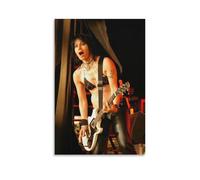 Joan-Jett-art Poster Retro Rock Singer Canvas Art Poster And Wall Art Picture Print Modern Family Decor Posters 12x18inc