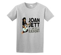Joan Jett T-Shirt Graphic Unisex Tee Shirt Gray L