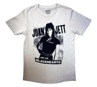 Joan Jett & The Blackhearts Men's Crosshatch T-Shirt in Light Sand | Size: 2XL Joan Jett & The Blackhearts Light Sand 2XL