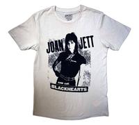 Joan Jett & The Blackhearts Men's Crosshatch T-Shirt in Light Sand | Size: Small Joan Jett & The Blackhearts Light Sand S