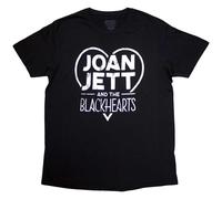 Joan Jett & The Blackhearts Men's Logo T-Shirt in Black | Size: XL Joan Jett & The Blackhearts Black XL
