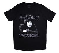 Joan Jett & The Blackhearts Men's Photograph T-Shirt in Black | Size: XL Joan Jett & The Blackhearts Black XL