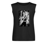 Joan Jett Vest Tank T-Shirt Graphic Mens Black Top Unisex Sleeveless Tee M