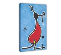 Joan Miró 6 Canvas Poster Wall Art Decor Print Picture Paintings for Living Room Bedroom Decoration Frame-style 12x18inch(30x45cm)