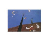 Joan Miró Conversations with Insects Painting Poster Canvas Wall Art Picture Prints Hanging Photo Decor Home Artworks 24x36inch(60x90cm)