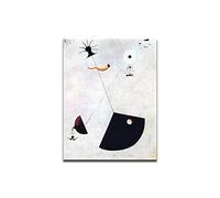 Joan Miró Wall Art Picture. World Famous Paintings: Maternity. Reproduction Print on Canvas. Wall Decor Prints 70x91cm(27.5x36inch) Only Canvas