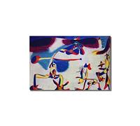 Joan Miró Wall Art Picture. World Famous Paintings: Two Personages In Love. Reproduction Print on Canvas. Wall Art Decor Prints 60x91cm(23.6x36inch) Only Canvas