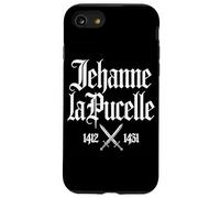 Joan of Arc 1412-1431 Crossed Swords in French White Print Case for iPhone SE (2020) / 7/8