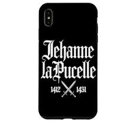Joan of Arc 1412-1431 Crossed Swords in French White Print Case for iPhone XS Max