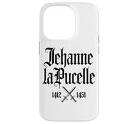 Joan of Arc 1412-1431 Swords in French Black Print Case for iPhone 14 Pro