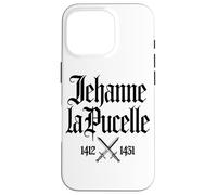Joan of Arc 1412-1431 Swords in French Black Print Case for iPhone 16 Pro