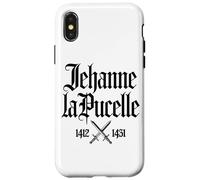 Joan of Arc 1412-1431 Swords in French Black Print Case for iPhone X/XS