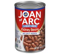 Joan of Arc Beans, No Salt Added, Light Red Kidney Beans, 15.5 Ounce (Pack of 12)