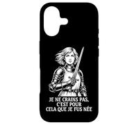 Joan of Arc French I Am Not Afraid I Was Born To Do This Case for iPhone 17