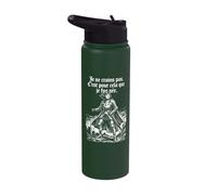 Joan of Arc - I Am Not Afraid. I was Born to Do This. Stainless Steel Insulated Water Bottle