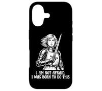 Joan of Arc I Am Not Afraid I Was Born To Do This Sword Case for iPhone 17