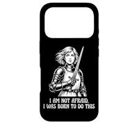Joan of Arc I Am Not Afraid I Was Born To Do This Sword Case for iPhone 17 Pro