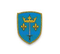 Joan of Arc Patch - Maid of Orleans - Jeanne d'Arc Patch with Back - Scratch Patch - 8 x 6.5 cm