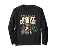 Joan of Arc Saint Joan Medieval Warrior Woman Gift Long Sleeve T-Shirt