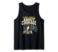 Joan of Arc Saint Joan Medieval Warrior Woman Gift Tank Top