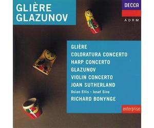 Joan Sutherland - Gliere / Glazunov - Coloratura / Harp / Violin Concertos etc