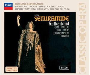 Joan Sutherland Marilyn Horne Joseph Rouleau London Symphony Orchestra Richard Bonynge - Rossini: Semiramide