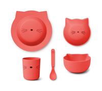 Joana PLA Dinnerware Set - set of 4 Red one size