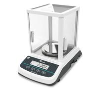 JOANLAB Analytical Scales with Double Display, 200 g x 0.001 g, High Precision Laboratory Scales with External Calibration, Illuminated LCD Display for Laboratory, Jeweller & Pharmacy