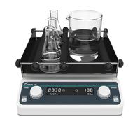 JOANLAB Digital Orbital Shaker, 40-200 RPM Laboratory Shaker with Timer, 250x250mm Platform, 2KG Capacity, for Chemical & Biological Mixing, Culturing