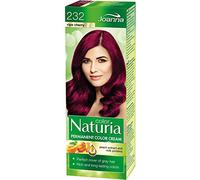 Joanna Naturia Color Permanent Hair Color Cream - Goodness of Milk Proteins and Peach Extracts - Premium-Quality Hair Dye - Provides Soft and Lustrous Hair - Long-Lasting Hair Colors - Ripe Cherry