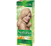 Joanna Naturia Color Permanent Hair Color Cream - Goodness of Milk Proteins and Peach Extracts - Premium-Quality Hair Dye - Provides Soft and Lustrous Hair - Long-Lasting Hair Colors - Noble Pearl