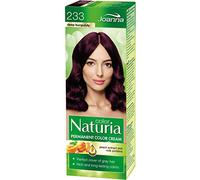 Joanna Naturia Color Permanent Hair Color Cream - Goodness of Milk Proteins & Peach Extracts - Premium-Quality Hair Dye - Provides Soft and Lustrous Hair - Long-Lasting Hair Colors - Deep Burgundy