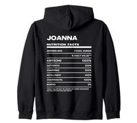 Joanna Nutrition Facts Name Zip Hoodie