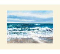 Joanne Last (Pull of the Tide Mounted Print, Multi Coloured, 30 x 40cm