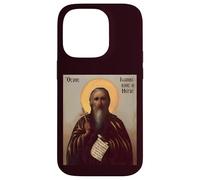 Joannicius the Great Byzantine Christian Icon Art Case for iPhone 14 Pro