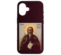 Joannicius the Great Byzantine Christian Icon Art Case for iPhone 16