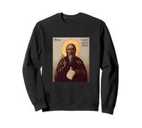 Joannicius the Great Byzantine Christian Icon Art Sweatshirt